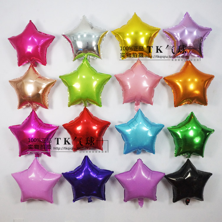 18 Five-pointed star Aluminum balloons Macaron color Metallic color party arrangement aluminum foil balloon Color optionalin the Festive supplies/Gift , Balloon/Floating air ball , Balloon category - from Buy2taobao.com to provide professional Taobao agent buy service