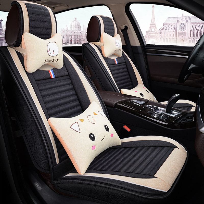 亚麻汽车坐垫奔驰E300L GLC260 C200L C260 E260 E200L四季座椅套|ruв категории автомобиль/товаров/аксессуары/переоснащение, автомобильных принадлежностей/аксессуары, универсальный подушки сиденья - от Buy2taobao.com для оказания профессиональной услуги покупки агента Taobao