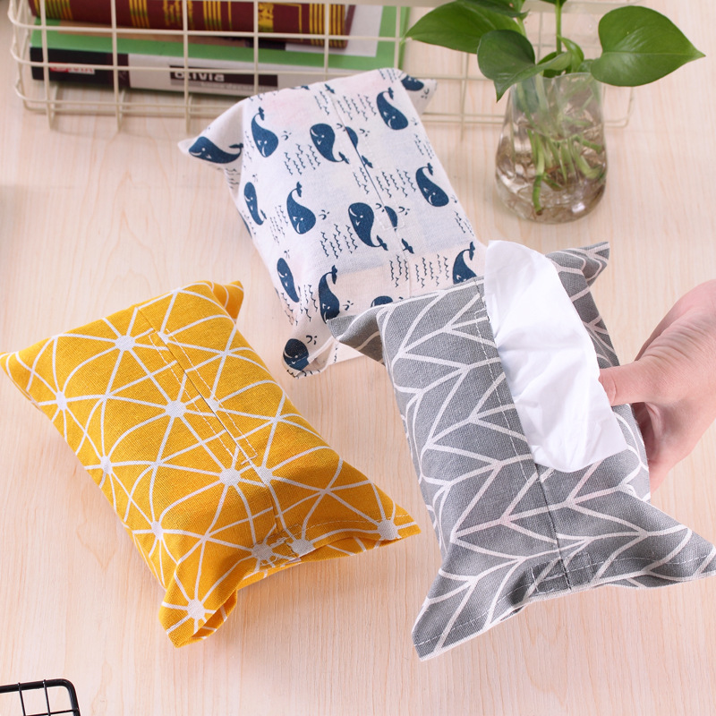 Northern Europe Fabric art Cotton and hemp Tissue box Napkin Box Home Furnishing Soft decoration originality automobile toilet a living room Tissue boxin the Storage consolidation , Home Storage appliances , Pouch , Towel sets category - from Buy2taobao.com to provide professional Taobao agent buy service