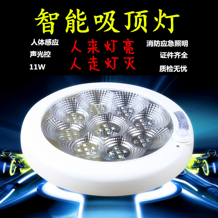 LED人体感应吸顶灯11W声光控圆形楼道车库阳台过道消防照明应急灯在类目 家装主材, 灯具灯饰, 应急灯中 - 来自Buy2taobao.com提供专业的淘宝代购服务