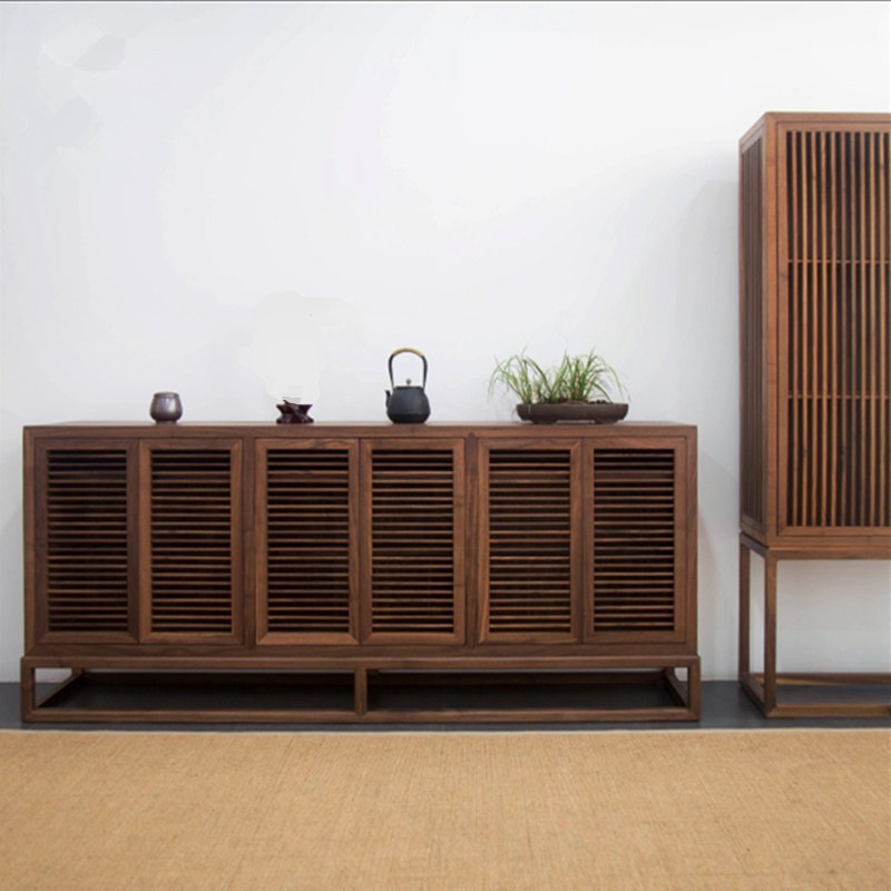 New Chinese style Old Elm TV cabinet Side cabinet Sideboard Black Walnut classical solid wood bedroom a living roomin the Residential furniture , Cabinet , TV cabinet category - from Buy2taobao.com to provide professional Taobao agent buy service