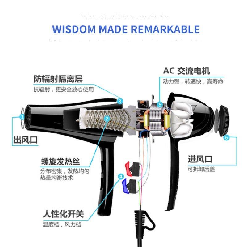 吹风机家用小大功率发廊风力电吹风筒宿舍用学生负离子理发店专用|ruв категории личный уход/Здравоохранение/массажное оборудование, парикмахерских инструментов, фен - от Buy2taobao.com для оказания профессиональной услуги покупки агента Taobao
