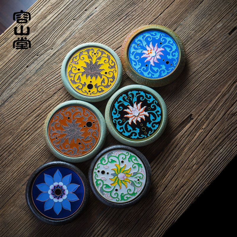 容山堂 陶瓷壶承禅意干泡台茶盘储水茶台茶席杯垫茶具配件在类目 餐饮具, 茶具, 茶盘中 - 来自Buy2taobao.com提供专业的淘宝代购服务