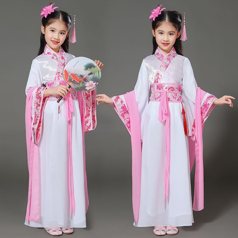 儿童古装汉服女童超仙春夏中大童小女孩襦裙中国风古风仙女服夏季|msdalam kategori Butik wanita / wanita, pakaian/pakaian kebangsaan/peringkat pakaian, pakaian kebangsaan/pakaian - dari Buy2taobao.com untuk memberikan perkhidmatan ejen Taobao profesional membeli