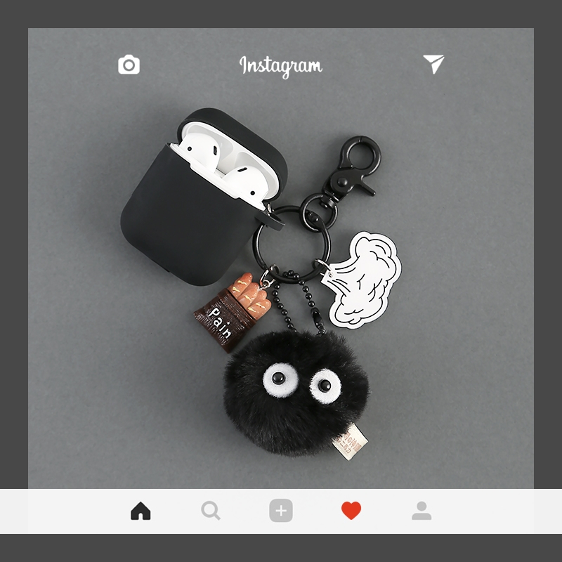 千与千寻煤球精灵airpods1/2保护套二代苹果无线蓝牙耳机盒子壳薄|ruв категории Цифровые аксессуары, MP3/Mp4 аксессуары, наушники - от Buy2taobao.com для оказания профессиональной услуги покупки агента Taobao