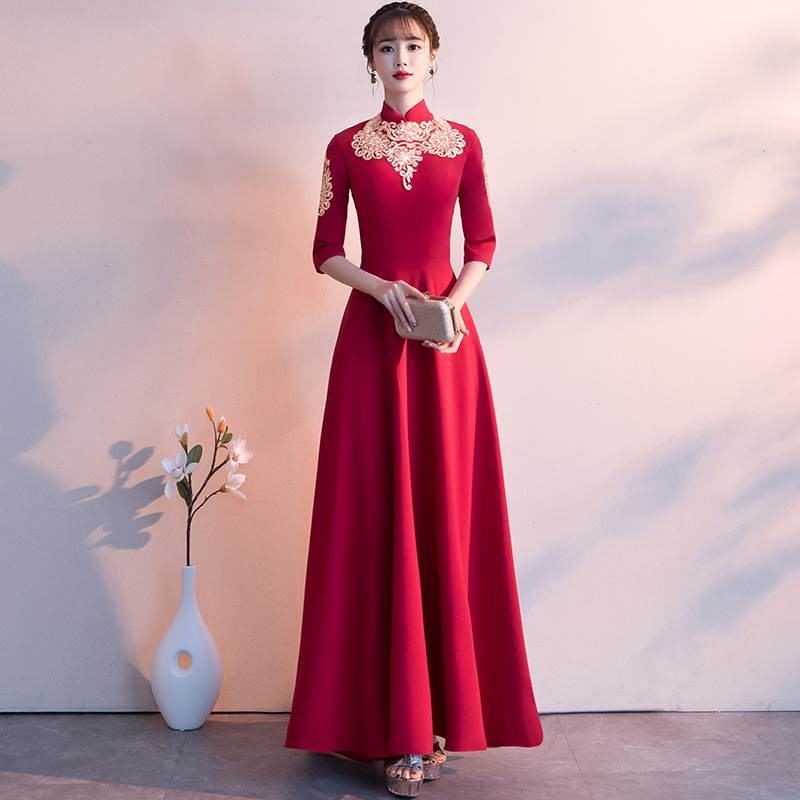 敬酒服新娘2019春款新款女短款显瘦答谢宴结婚衣服红色订婚礼服裙|ruв категории Женская одежда, Cвадебные платья, платье/вечернее платье - от Buy2taobao.com для оказания профессиональной услуги покупки агента Taobao
