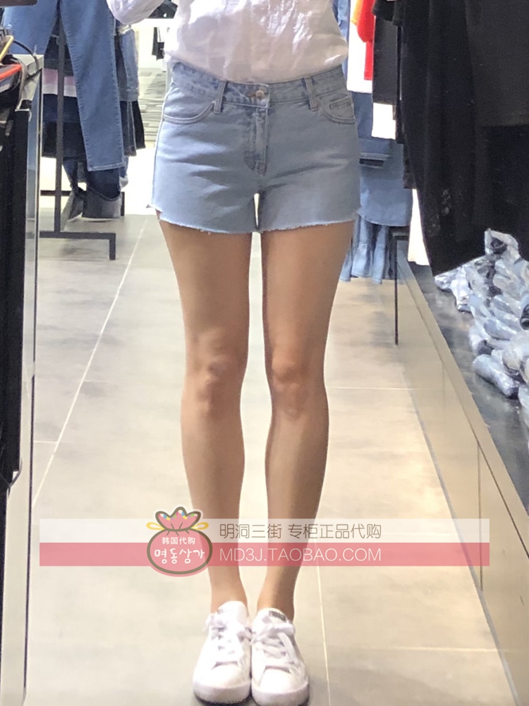 韓國代購GUESS 19夏女款做舊磨白毛邊褲腳休閑牛仔短褲 YJ2D7951在類目 女裝/女士精品, 牛仔褲中 - 來自Buy2taobao.com提供專業的淘寶代購服務