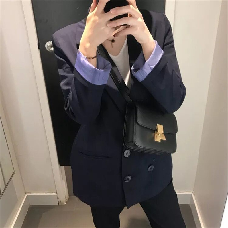 西装外套女2019新款春夏韩版休闲时尚ol气质职业宽松双排扣小西服在类目 女装/女士精品, 西装中 - 来自Buy2taobao.com提供专业的淘宝代购服务