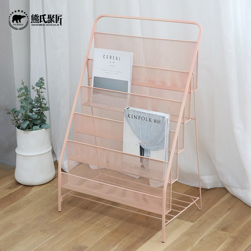 Northern Europe Iron art magazine Newspaper And Magazine Racks Simplicity to ground The newspaper stand Display rack simple and easy children baby Picture book bookshelfin the Residential furniture , Shelf , Magazine Rack category - from Buy2taobao.com to provide professional Taobao agent buy service