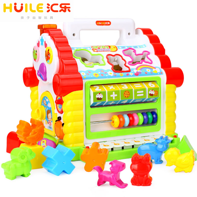 Department of Music Toy interest Cabin baby shape cognition Pair Building blocks 0-1-3 Early education wisdom Game Tablein the Toy/Childs/Puzzle/Building block/Model , Beads/Jigsaw/Pair/Disassembly/Beat Toy , Digital House/Shape Box/Porous cognitive toys category - from Buy2taobao.com to provide professional Taobao agent buy service