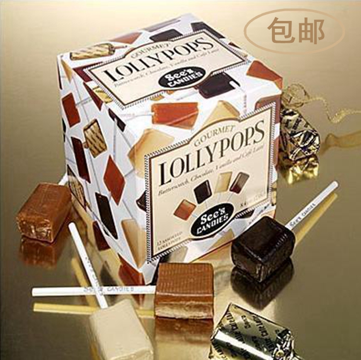 美国进口 See'sCandies 4口味巧克力棒棒糖礼盒sees 238g生日礼物在类目 零食/坚果/特产, 糖果零食/果冻/布丁, 糖果中 - 来自Buy2taobao.com提供专业的淘宝代购服务