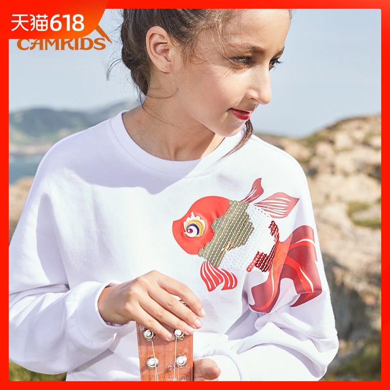 camkids童裝女童套頭衛衣 印花中大童2019春季新品兒童運動上衣女在類目 童裝/嬰兒裝/親子裝, 衛衣/絨衫中 - 來自Buy2taobao.com提供專業的淘寶代購服務