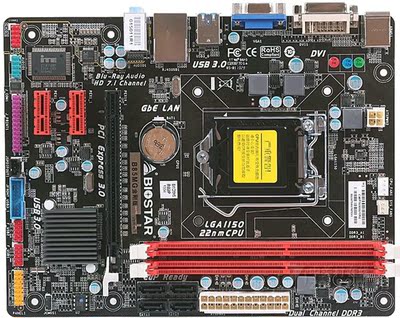 biostar/映泰 b85mg金刚版lga1150系支持g3258g1840拚技嘉华硕b85