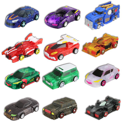 魔幻专柜魔幻变形儿童车神玩具正版第3~4代变形威甲 瞬间变形车神