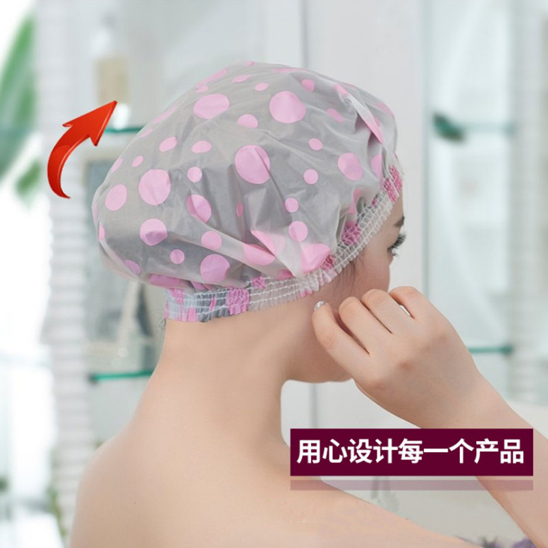 POCKET 加大防水浴帽成人女款加厚洗澡淋浴帽護耳洗頭帽廚房防油在類目 家庭/個人清潔工具, 個人洗護清潔用具, 浴帽中 - 來自Buy2taobao.com提供專業的淘寶代購服務