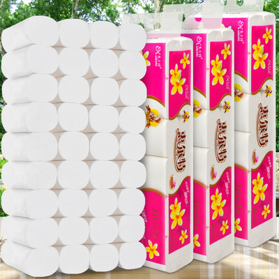 惠尔特卫生纸卷纸纸巾家用厕纸12卷学生宿舍用手纸四层实惠装