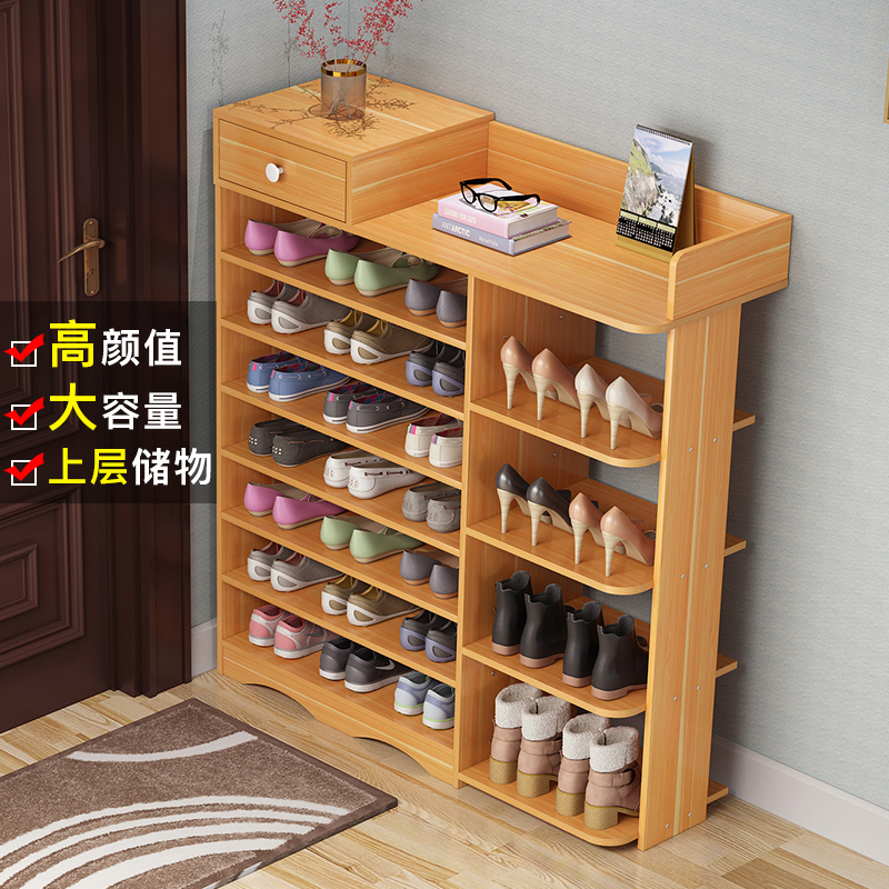 简易鞋架经济型家用门口多功能玄关柜简约现代组装仿实木鞋柜收纳|msdalam kategori perabot kediaman, kabinet, kotak kasut - dari Buy2taobao.com untuk memberikan perkhidmatan ejen Taobao profesional membeli