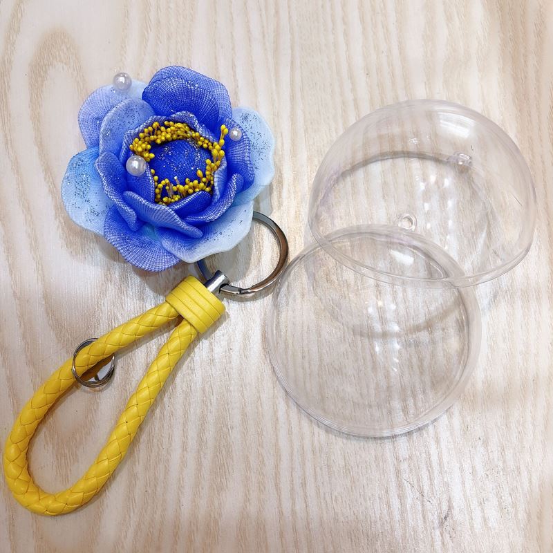 丝网花手工制作皮绳钥匙扣玻璃球塑料DIY透明球钥匙扣配件|ruв категории доставка цветов/цветок моделирования/растения садоводства, Diy моделирования цветы материалов, производство материалов (новый), стеклянная бумага - от Buy2taobao.com для оказания профессиональной услуги покупки агента Taobao