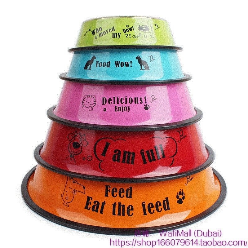 Stainless steel dog bowl, pet bowl, dog basin, dog food basi|msdalam kategori haiwan peliharaan/makanan haiwan dan bekalan, Cat/anjing harian, Bowl - dari Buy2taobao.com untuk memberikan perkhidmatan ejen Taobao profesional membeli