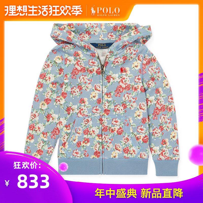 Polo Ralph Lauren女童 2019年春季花卉图案毛圈布连帽衫RL31652|msdalam kategori Kanak-kanak/Bayi/Keluarga dipasang, kot/jaket/overcoat, jaket biasa - dari Buy2taobao.com untuk memberikan perkhidmatan ejen Taobao profesional membeli