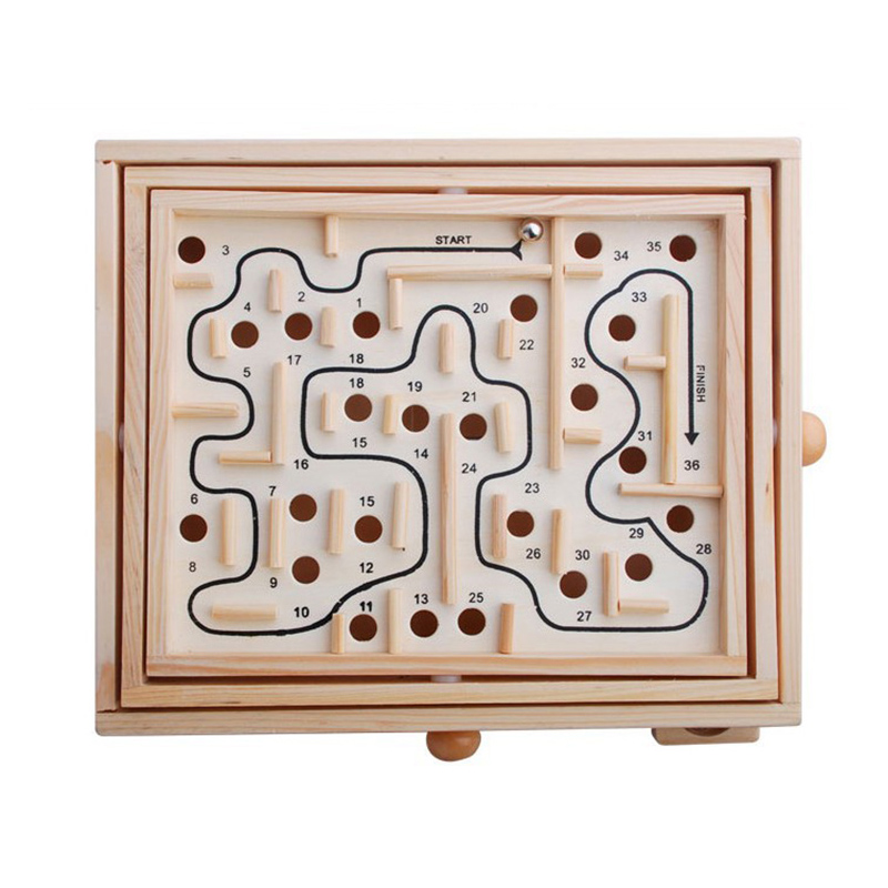 Large wooden ball Maze intelligence game adult children balance train Eye Coordination Puzzle Toys giftin the Toy/Childs/Puzzle/Building block/Model , Unlock/Maze/Cube/Intelligence toys , Maze category - from Buy2taobao.com to provide professional Taobao agent buy service