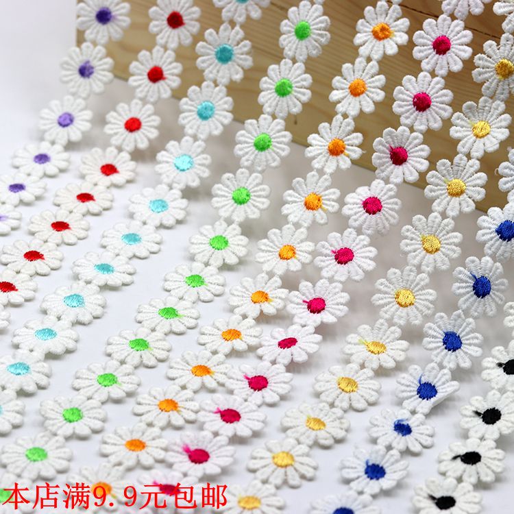 花瓣花边辅料 水溶花边蕾丝边 童装衣帽装饰辅料十瓣刺绣小花朵|ruв категории домашний ткань, швейная diy материалов, инструментов и готовой продукции, швейная diy аксессуары/аксессуары/аксессуары, кружева - от Buy2taobao.com для оказания профессиональной услуги покупки агента Taobao