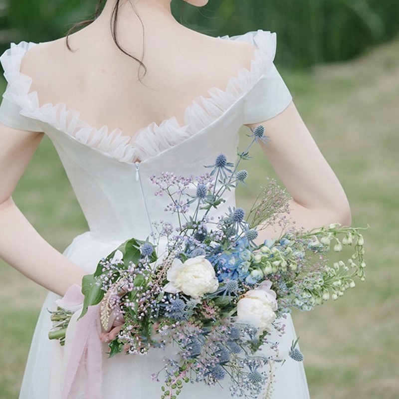 旅拍轻婚纱2018新款白色缎面晚礼服裙女森系超仙一字肩简约出门纱在类目 女装/女士精品, 婚纱/旗袍/礼服, 礼服/晚装中 - 来自Buy2taobao.com提供专业的淘宝代购服务