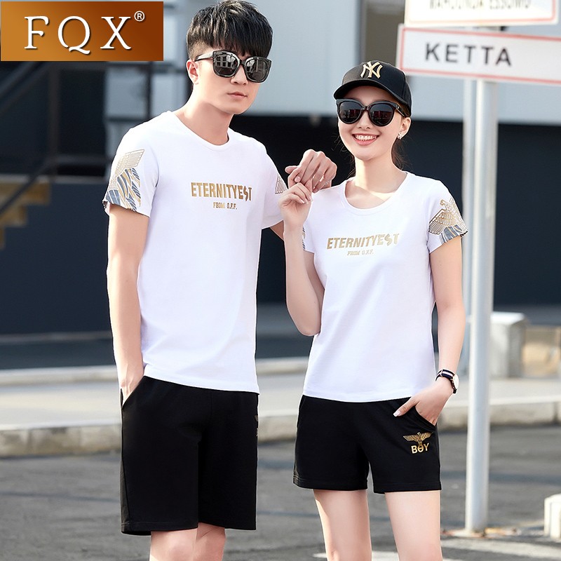 FQX情侣运动套装夏2018新款休闲透气两件套短袖短裤跑步运动服男|msdalam kategori Butik wanita / wanita, menetapkan/pakaian seragam pelajar/seragam kerja, saman sukan Leisure - dari Buy2taobao.com untuk memberikan perkhidmatan ejen Taobao profesional membeli