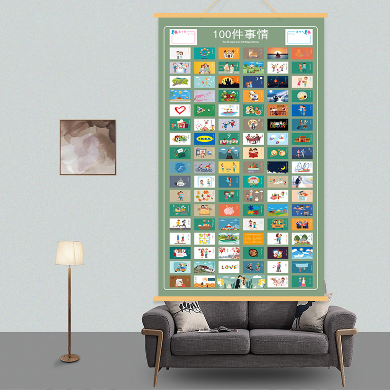 lovers 100 be in love with each other Trill Punch Love Between One hundred pieces trifle wall calendar 520 A birthday presentin the Festive supplies/Gift , Greeting Cards/Card category - from Buy2taobao.com to provide professional Taobao agent buy service