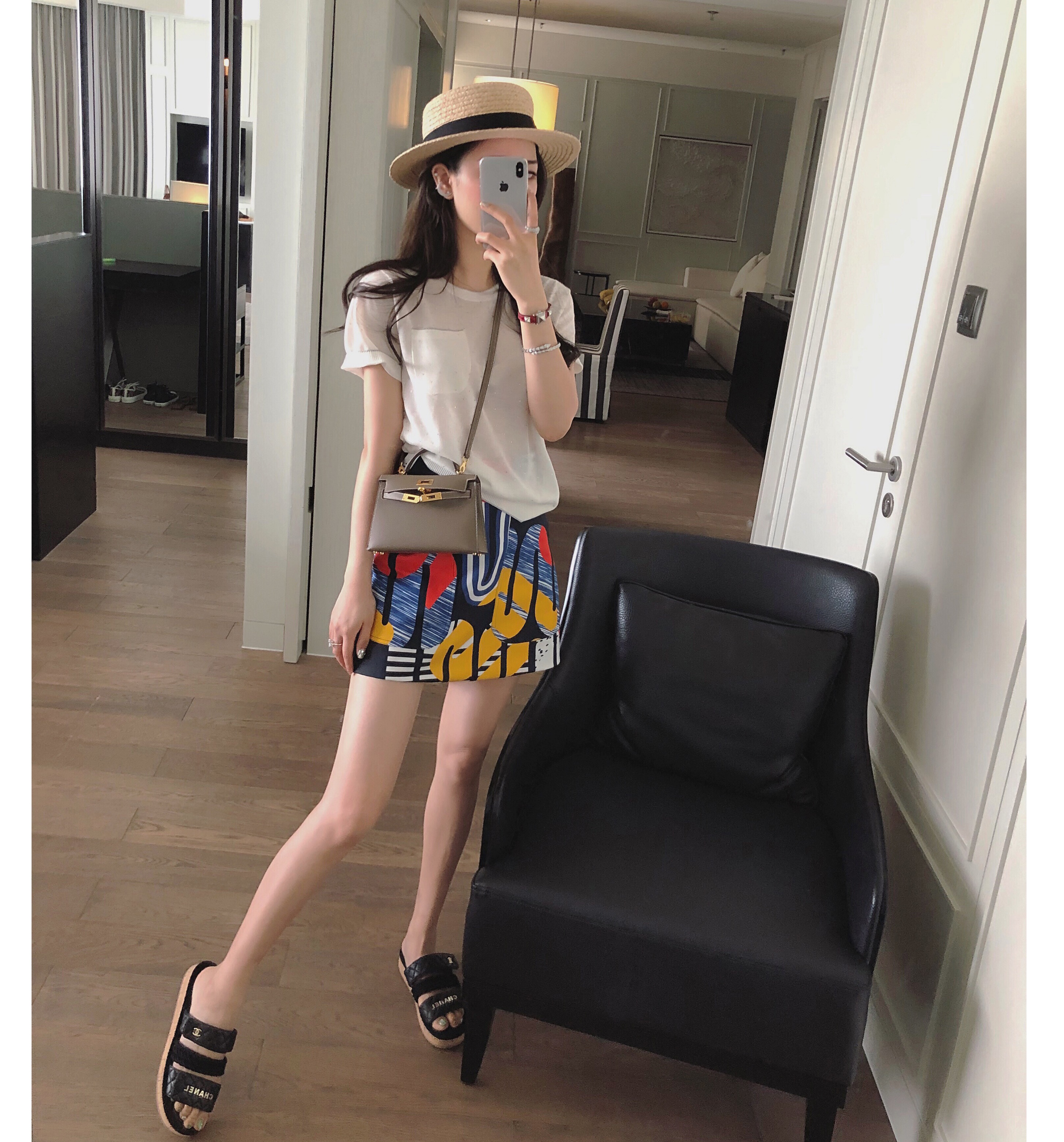 Bunny vip Shop Graffiti printing Paige Half skirt 2019 Summer fashion personality skirt Short skirtin the Women's clothing/Boutique , Skirts category - from Buy2taobao.com to provide professional Taobao agent buy service