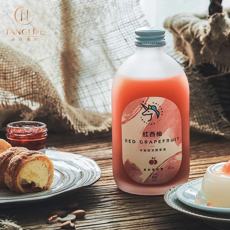 Red grapefruit Sweet and sour Wine Sometimes unicorn Semi fermentation Yan value lady RIFLEin the Liquor , Preparation of wine/Wine category - from Buy2taobao.com to provide professional Taobao agent buy service