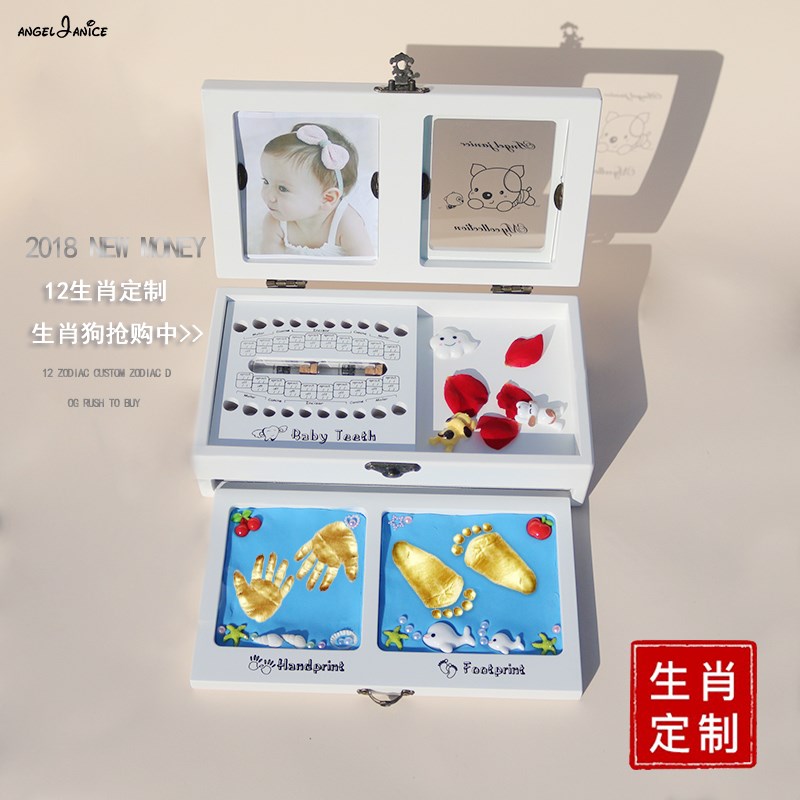 宝宝手足印泥手脚印胎毛纪念品diy自制新生婴儿满月百天礼物|ruв категории игрушка/коляска/головоломка/блоки/модель, Ребенок сувениры/характер продукта, руки следы - от Buy2taobao.com для оказания профессиональной услуги покупки агента Taobao