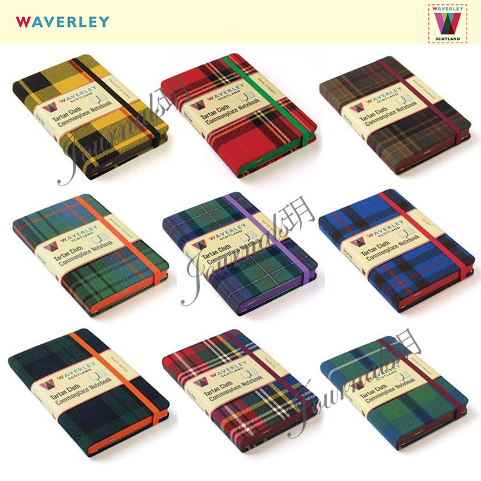 现货苏格兰Waverley Books笔记本韦弗利Scotland格子呢布记事本子在类目 电子词典/电纸书/文化用品, 纸张本册, 笔记本/记事本中 - 来自Buy2taobao.com提供专业的淘宝代购服务