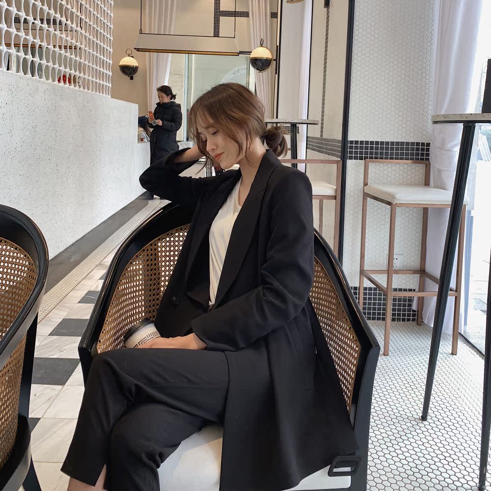 裤套装女2019春季新款LORD BBEI/ins时髦两套西装上衣+西裤九分在类目 女装/女士精品, 套装/学生校服/工作制服, 其它套装中 - 来自Buy2taobao.com提供专业的淘宝代购服务