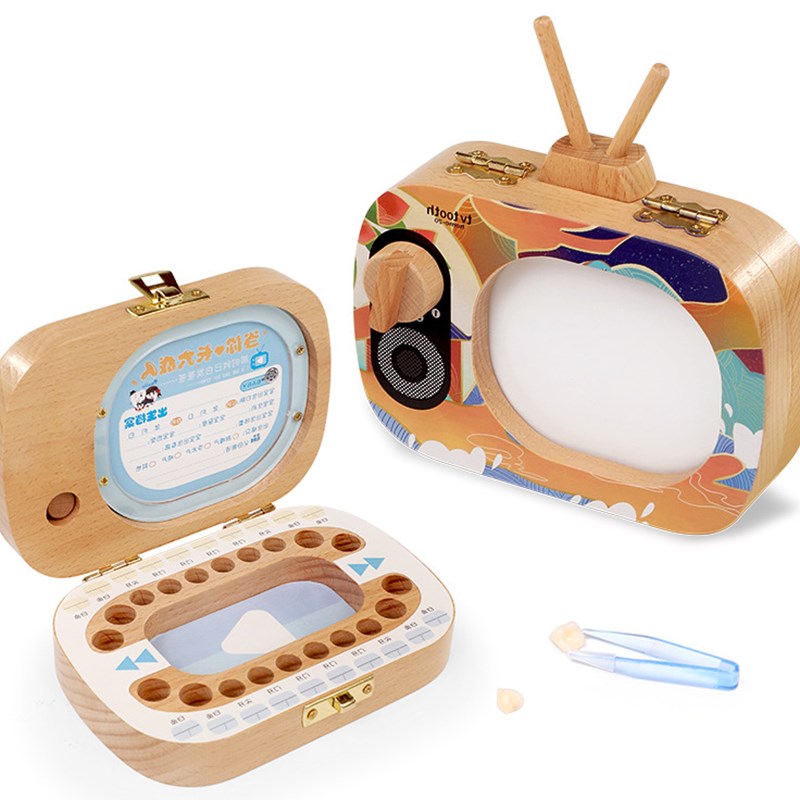 children Milk tooth Anniversary girl Replaced Tooth Collection boxes wooden Deciduous box boy television Save Anniversaryin the Toy/Childs/Puzzle/Building block/Model , Other Toys category - from Buy2taobao.com to provide professional Taobao agent buy service