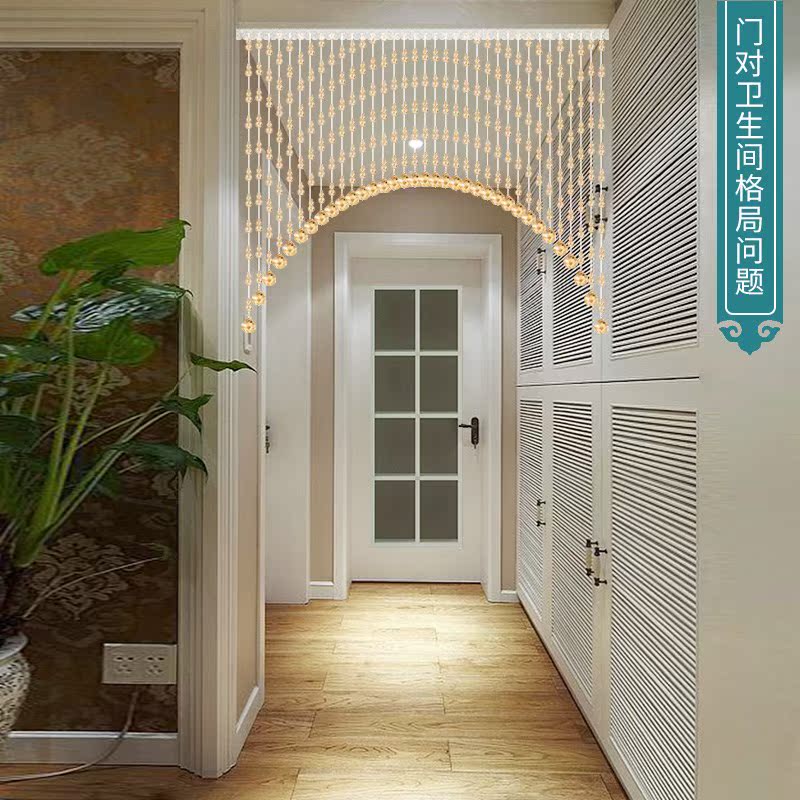 水晶葫芦珠帘门帘隔断 客厅玄关卧室卫生间挂帘免打孔帘子成品在类目 居家布艺, 窗帘门帘及配件, 珠帘/挂帘中 - 来自Buy2taobao.com提供专业的淘宝代购服务