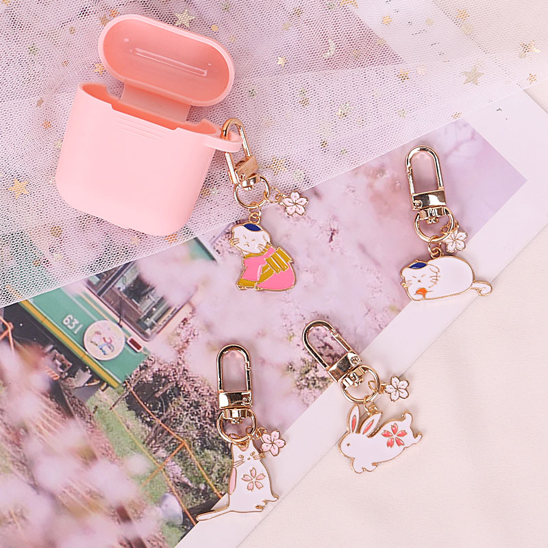 cherry blossoms rabbit Kitty solar system airpods smart cover Pendant chain Hearts Confidante gift Key bucklein the 3C Digital Accessories, MP3/MP4 Fitting , Headphone Accessories category - from Buy2taobao.com to provide professional Taobao agent buy service