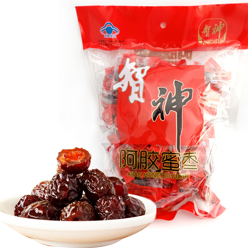 正品智神阿胶蜜枣500g独立小包装山东阿胶蜜枣无核阿胶金丝枣红枣在类目 零食/坚果/特产, 蜜饯/枣类/梅/果干, 枣类制品中 - 来自Buy2taobao.com提供专业的淘宝代购服务