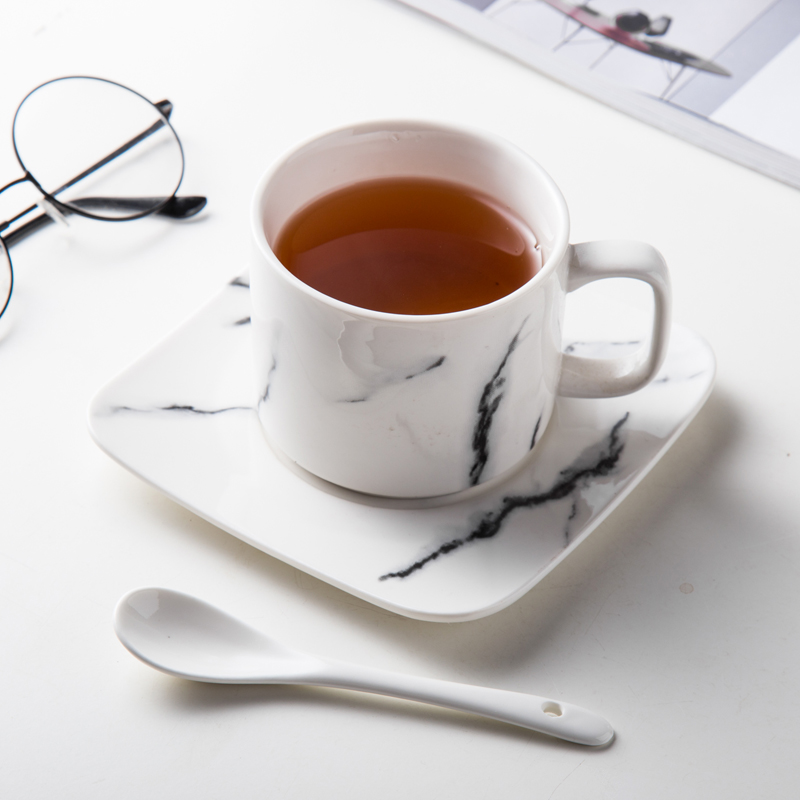 欧式创意咖啡杯 大理石纹咖啡杯碟送勺 水杯奶茶杯三件套咖啡器具在类目 餐饮具, 咖啡器具, 咖啡杯中 - 来自Buy2taobao.com提供专业的淘宝代购服务