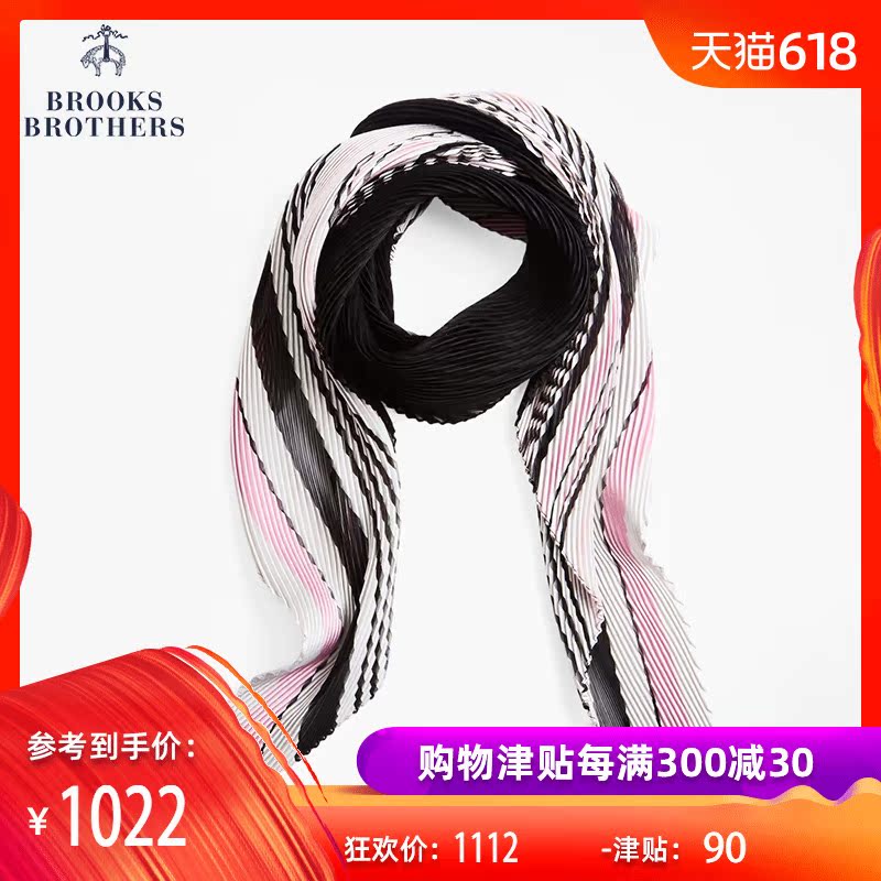 Brooks Brothers/布克兄弟女士桑蚕丝丝巾1000045761|msdalam kategori Aksesori/Belt kulit/Hat/Muffler, Muffler/tudung/selendang - dari Buy2taobao.com untuk memberikan perkhidmatan ejen Taobao profesional membeli