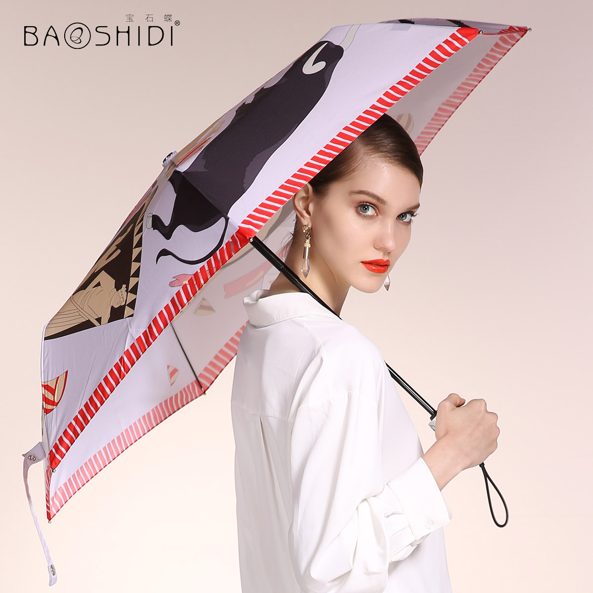 防晒晴雨伞女士创意印丝巾伞夏日遮阳花折叠自动伞|msdalam kategori rumah harian, payung/gear hujan/Rain/Lembap-bukti, payung - dari Buy2taobao.com untuk memberikan perkhidmatan ejen Taobao profesional membeli