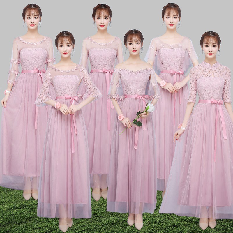 Bridesmaid Dress skirt 2018 new pattern Sisters Girlfriends loaded Korean Edition have cash less than that is registered in the accounts bride marry 2019 Long spring winterin the Women's clothing/Boutique , Wedding/Cheongsam/Formal dress , Formal dress/Evening category - from Buy2taobao.com to provide professional Taobao agent buy service