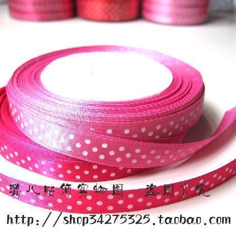 Manufactor Loss clearance Gift Wrapping DIY decorate silk ribbon Coloured ribbon Hand Flower gules Pink Wavepoint Volumein the Festive supplies/Gift , Garland category - from Buy2taobao.com to provide professional Taobao agent buy service