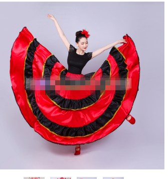 開場舞大擺裙西班牙鬥牛舞蹈裙現代舞演出服表演服装舞蹈裙子包邮|msdalam kategori Butik wanita / wanita, pakaian/pakaian kebangsaan/peringkat pakaian, pakaian kebangsaan/pakaian - dari Buy2taobao.com untuk memberikan perkhidmatan ejen Taobao profesional membeli