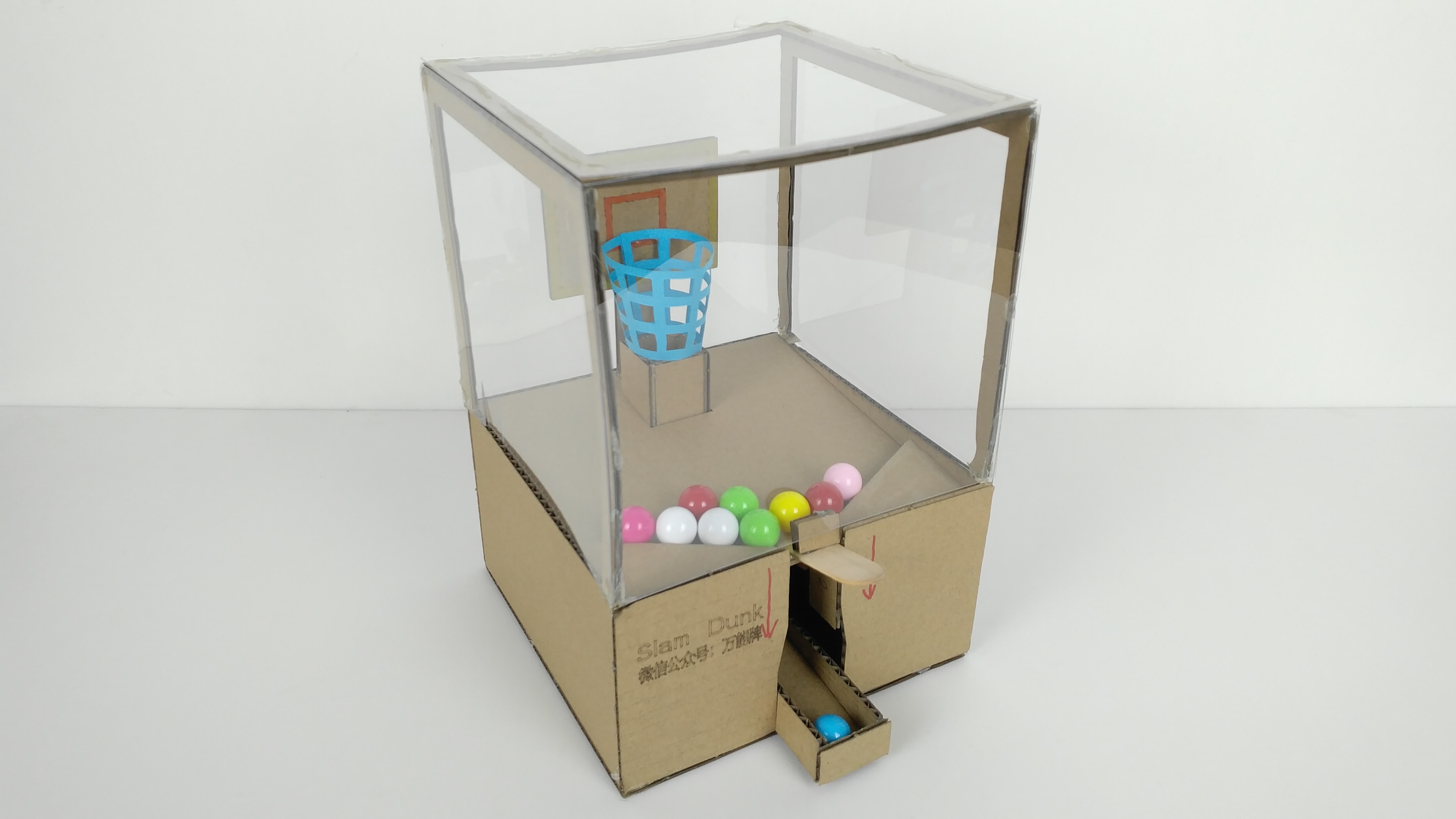 灌篮机STEAM纸模手工DIY材料包瓦楞纸玩具创客作业亲子双人桌游在类目 玩具/童车/益智/积木/模型, 手工制作/创意DIY, 手工折纸/剪纸书中 - 来自Buy2taobao.com提供专业的淘宝代购服务