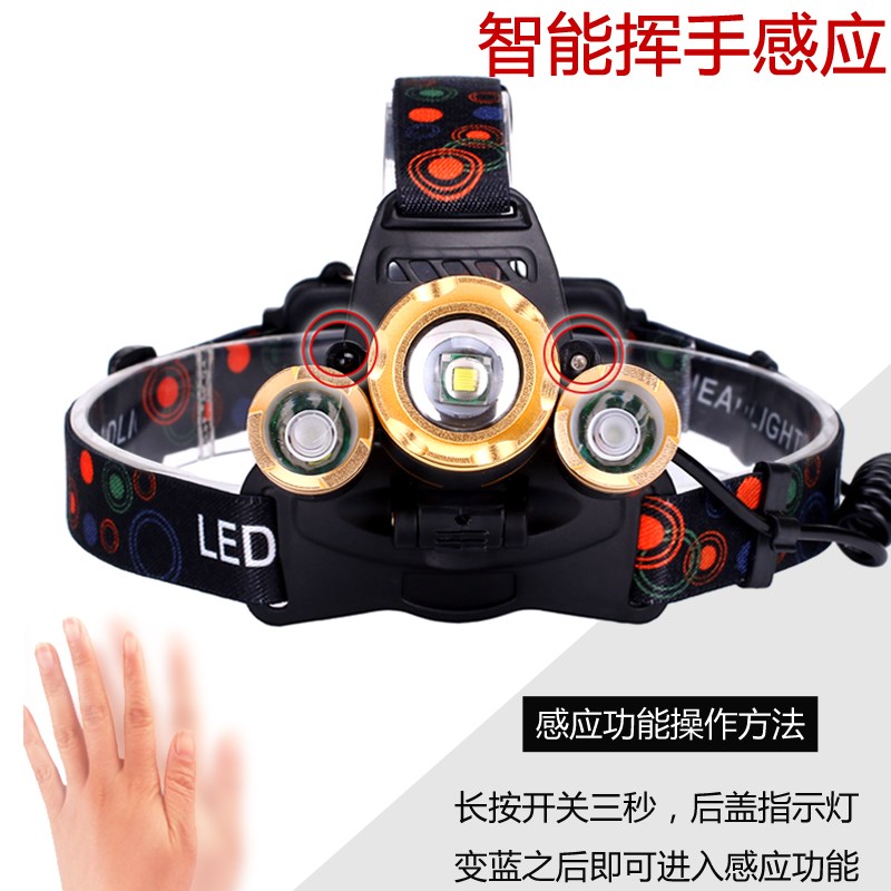 LED头灯感应夹帽灯抓蝎头戴式充电灯户外强光超亮手电抓蝎捕蝎子在类目 户外/登山/野营/旅行用品, 户外照明, 头灯中 - 来自Buy2taobao.com提供专业的淘宝代购服务