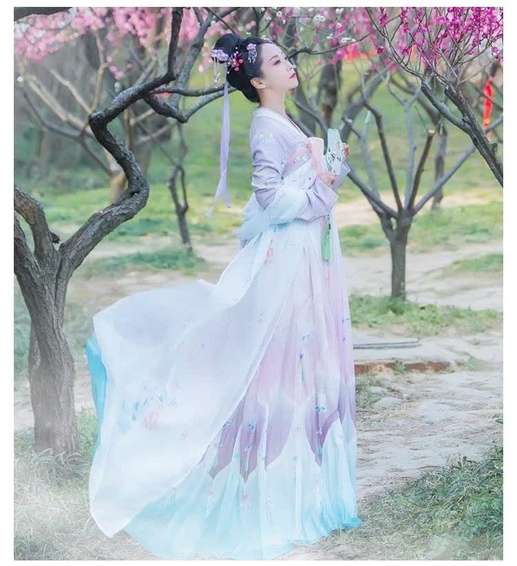 汉服女中国风襦裙广袖花朝云裳九夜汉服菩提雪纪梨花记渡花怜语超在类目 女装/女士精品, 唐装/民族服装/舞台服装, 民族服装/舞台装中 - 来自Buy2taobao.com提供专业的淘宝代购服务