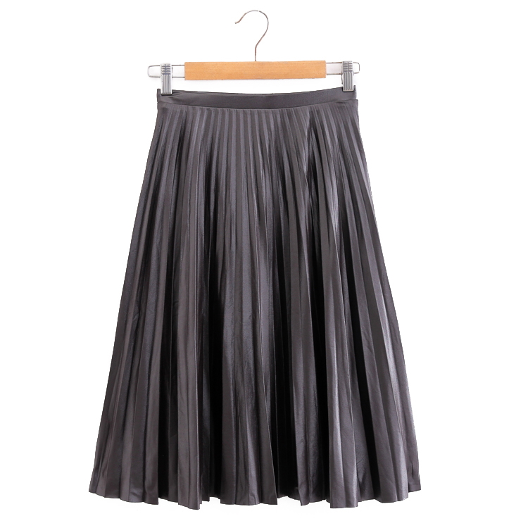 Pleated skirt new pattern Women's wear Self cultivation Show thin natural Solid Shiny Bouffancy skirt 8987in the Women's clothing/Boutique , Skirts category - from Buy2taobao.com to provide professional Taobao agent buy service