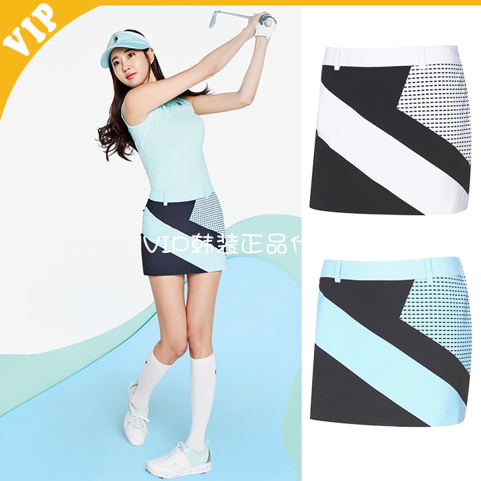 韩国代购W.ANGLE 18夏季女士高尔夫球GOLF弹力斜纹半身裙WWM18Q06|msdalam kategori sukan/pakaian kasual, skirt, Skirt sukan - dari Buy2taobao.com untuk memberikan perkhidmatan ejen Taobao profesional membeli