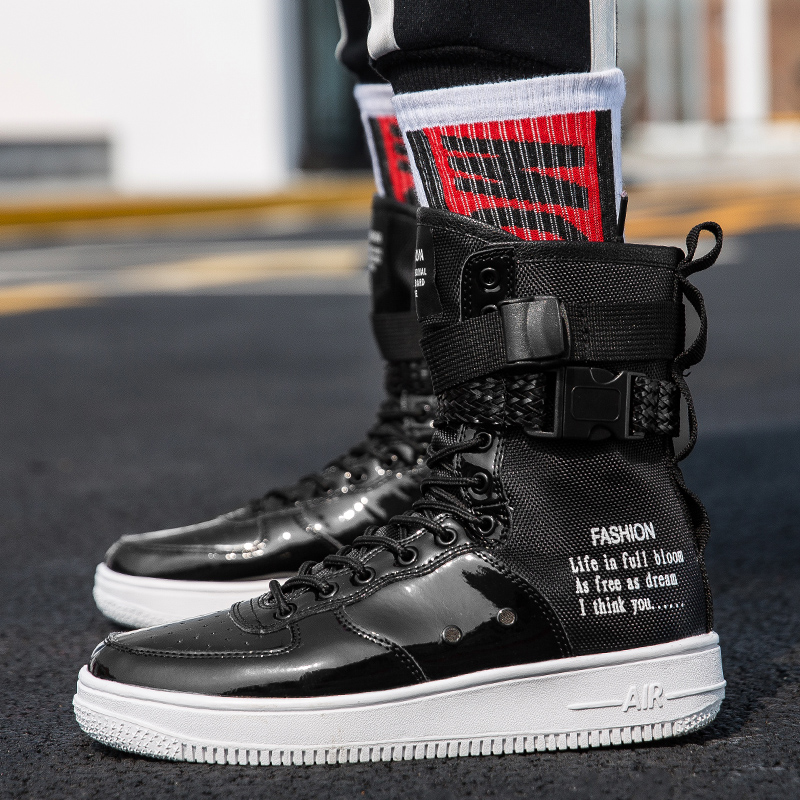 Autumn new pattern man locomotive Martin Boots England Versatile lovers Hip hop Korean Edition Trend Gaobang canvas shoein the Men's Shoes, Boots category - from Buy2taobao.com to provide professional Taobao agent buy service